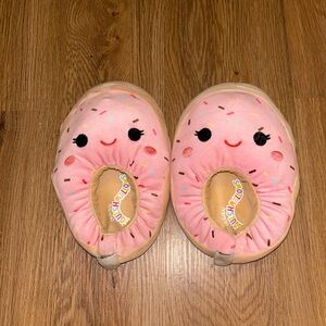 Squishmallow Pink Donut Slippers